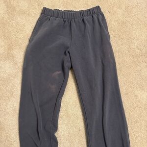 Navy Blue Brandy Melville Sweatpants Cuffed - One Size